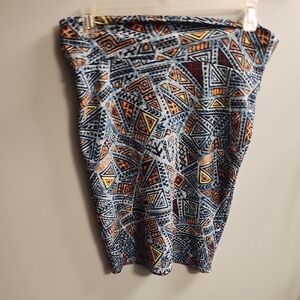 🍉LuLaRoe Multicolor Geometric Pencil Skirt